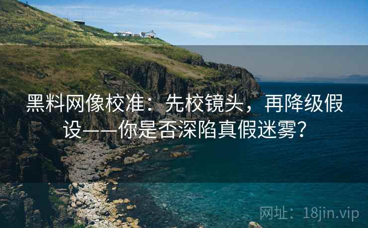 黑料网像校准：先校镜头，再降级假设——你是否深陷真假迷雾？